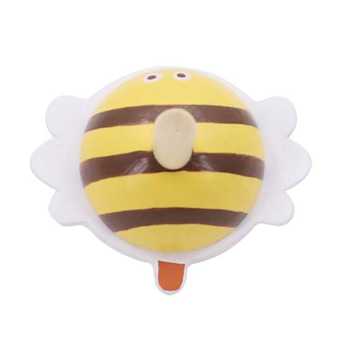 WOODEN BEE SPINNING TOP