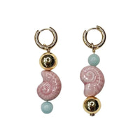NOTTE WAVE EARRINGS: SORBET