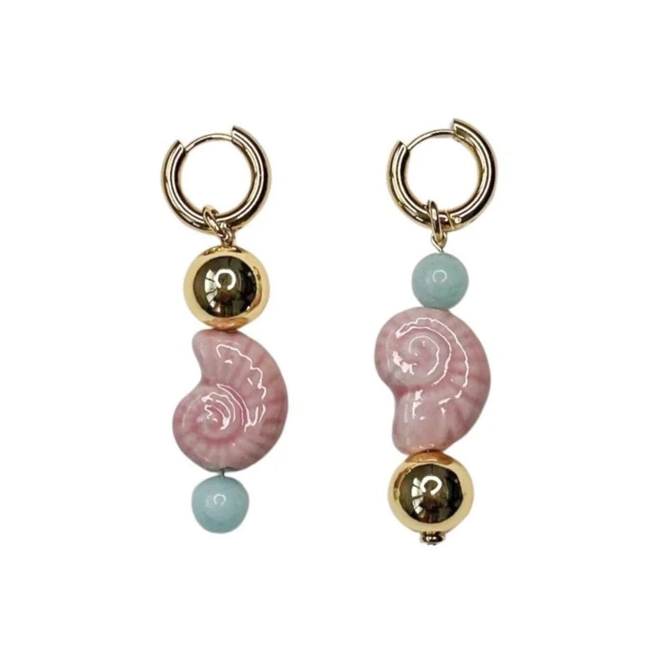 NOTTE WAVE EARRINGS: SORBET