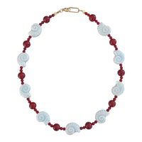 NOTTE WAVE NECKLACE: AZURE