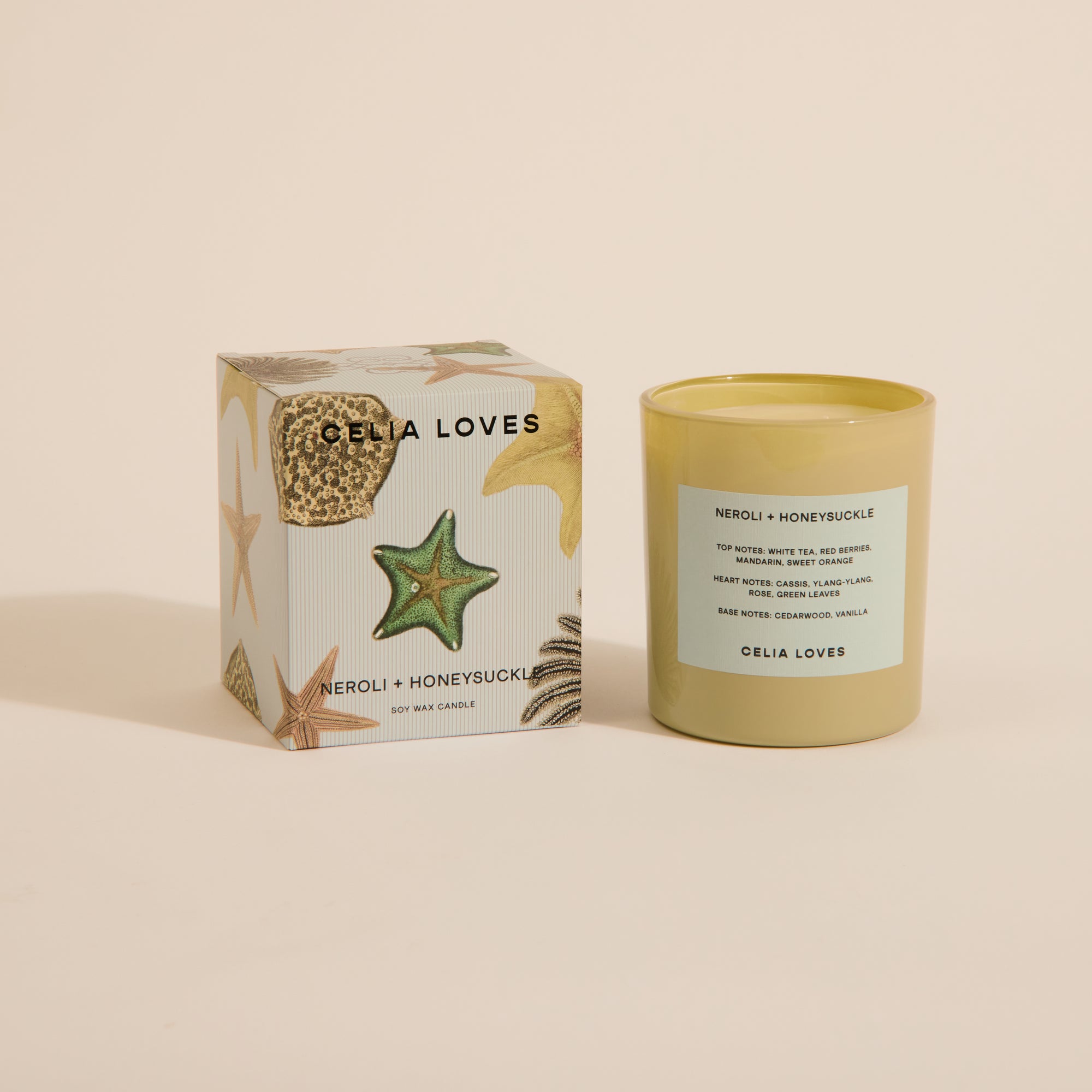 CELIA LOVES FIELD NOTES CANDLE: NEROLI & HONEYSUCKLE