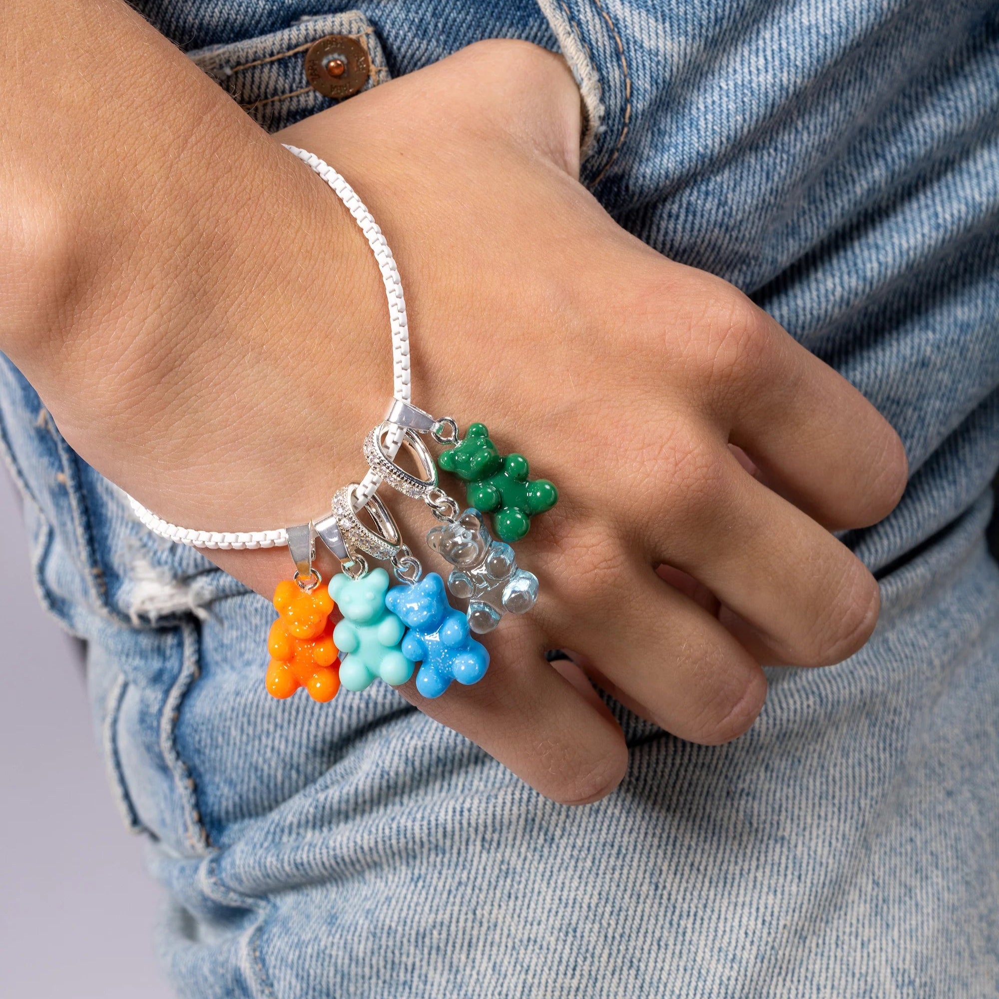 CRYSTAL HAZE NOSTALGIA BEAR: VEGAN / SILVER PLATED