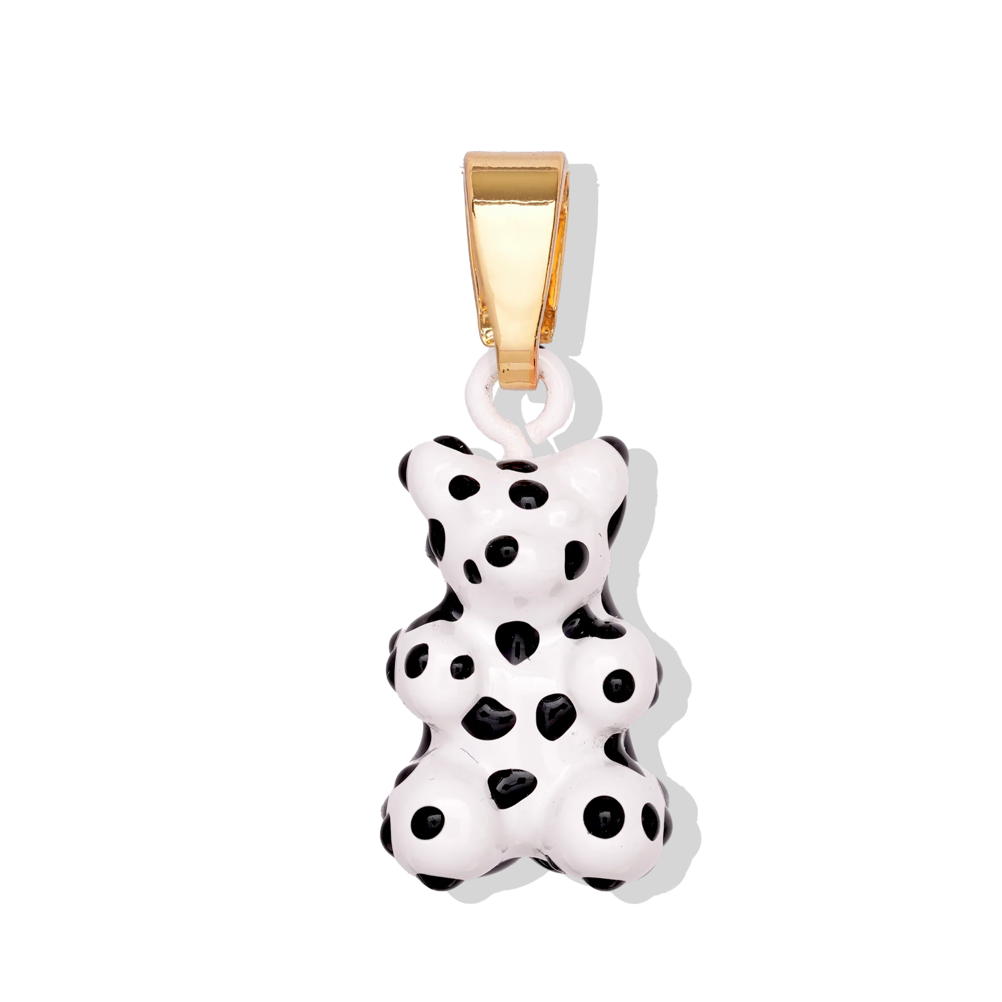CRYSTAL HAZE NOSTALGIA BEAR: DALMATIAN / GOLD PLATED
