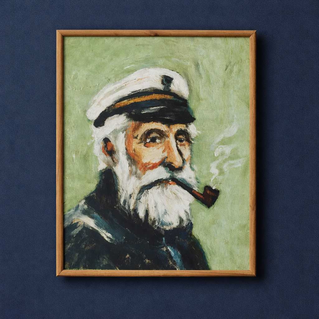 SALTY FRAME GLASS PRINT