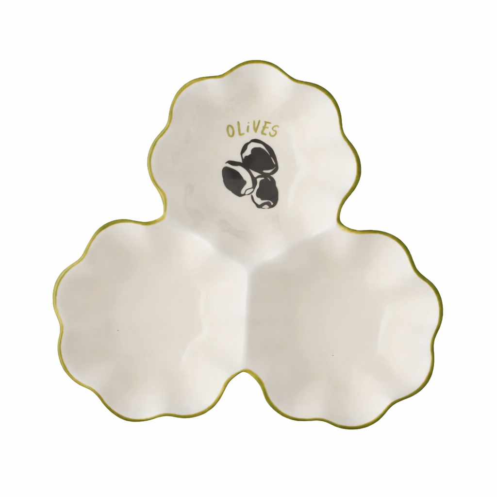 MANGIARE OLIVE CERAMIC DISH