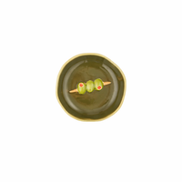 PORTO CERAMIC DISH: OLIVE
