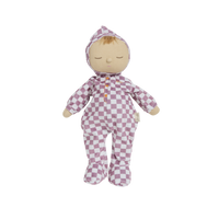 OLLI ELLA DOZY DINKUM DOLL:  TWINKLE PLUM CHECK