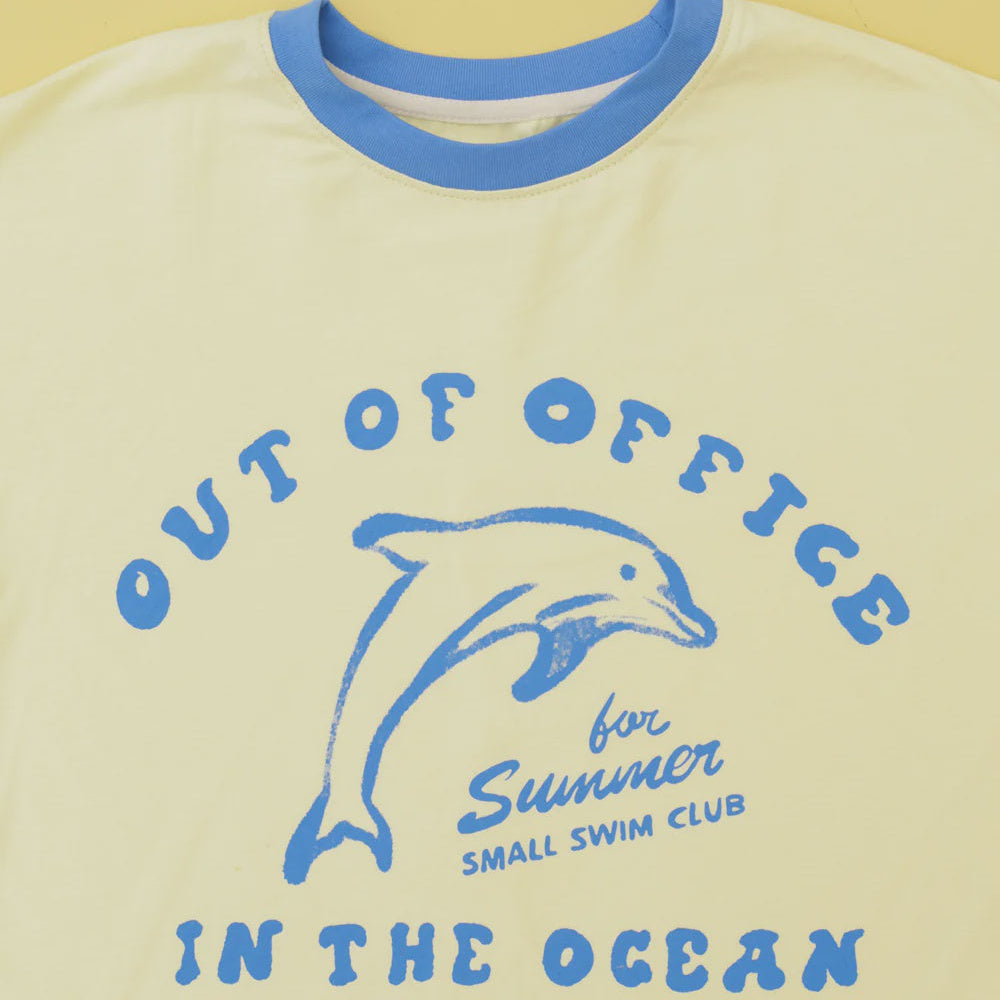 SMALL SWIM CLUB OUT OF OFFICE T-SHIRT