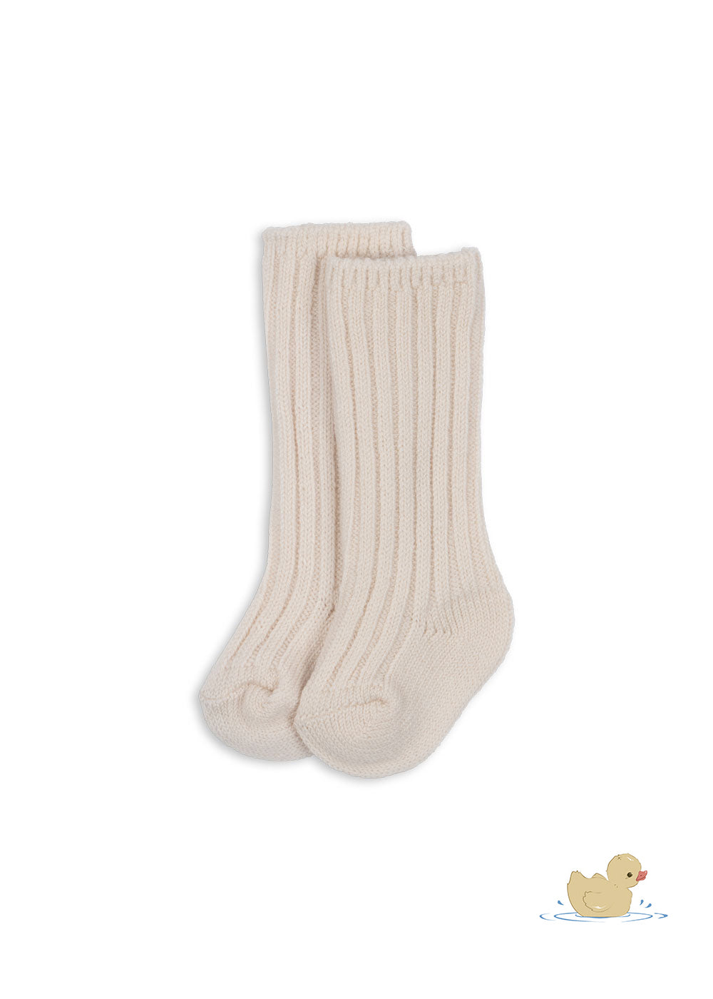 Konges Sløjd Lana Heavy Knitted Socks: Off White Melange packshot