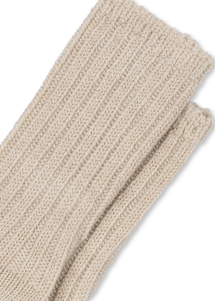 Konges Sløjd Lana Heavy Knitted Socks: Sand packshot