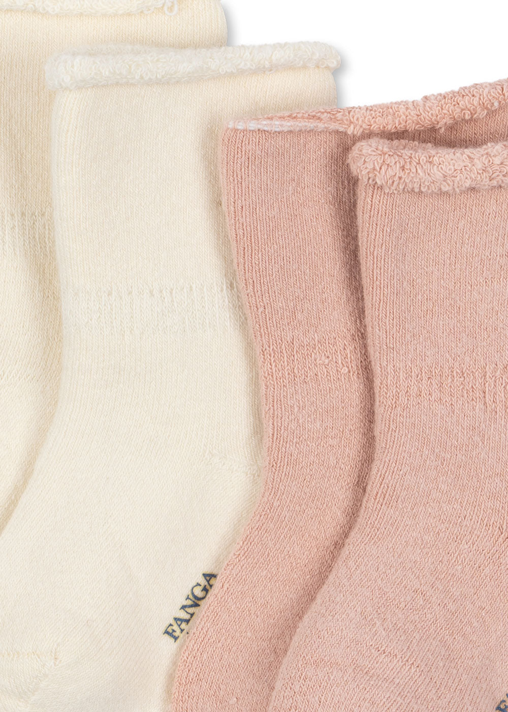 Konges Sloejd Vicino Terry Socks 2pc Cameo Rose packshot