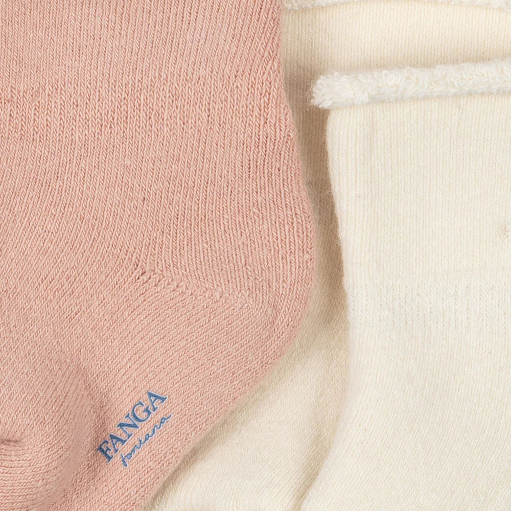 KONGES SLOJD VICINO TERRY SOCKS 2PC: CAMEO ROSE