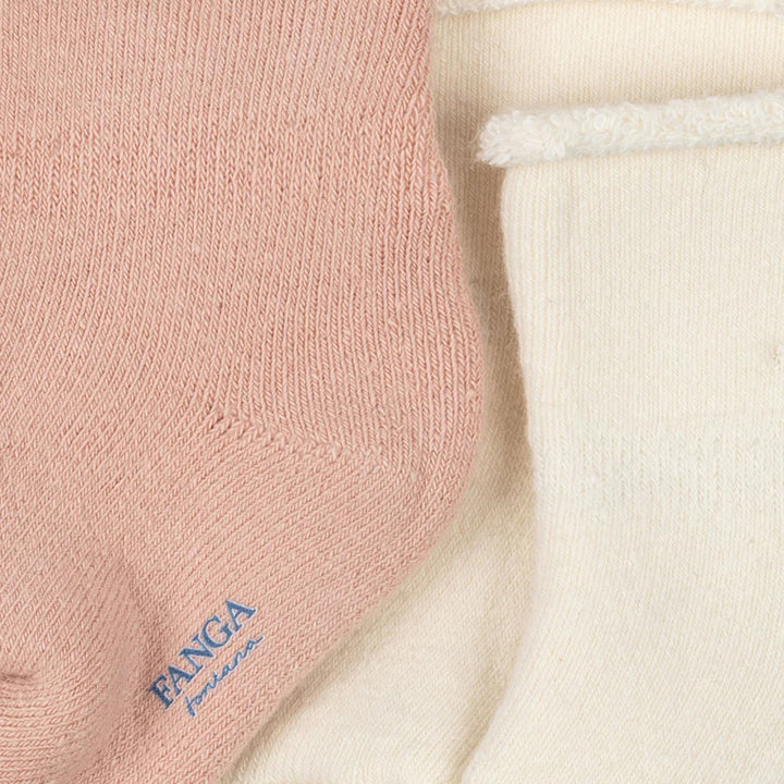 KONGES SLOJD VICINO TERRY SOCKS 2PC: CAMEO ROSE