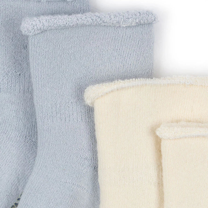 KONGES SLOJD VICINO TERRY SOCKS 2PC: GREY DAWN