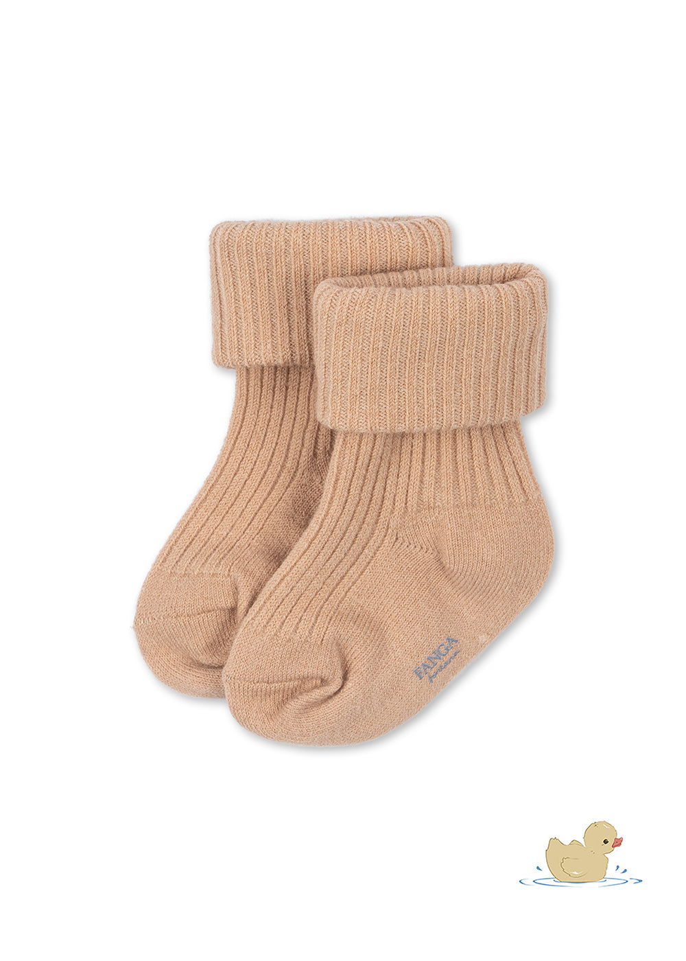 Konges Sløjd Lana Light Knitted Socks: Cameo Rose packshot