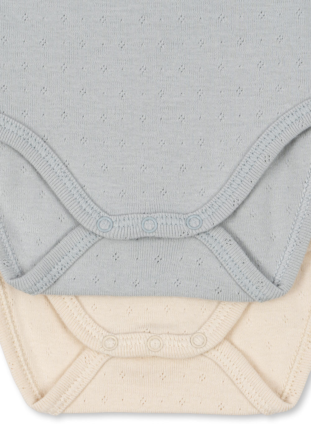 Konges Sløjd Perla LS Bodysuit 2pc buttercream/pearl blue packshot
