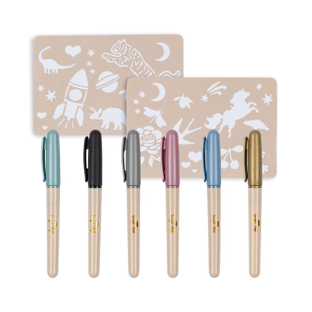 Konges Sløjd Tattoo Pen Set Multi