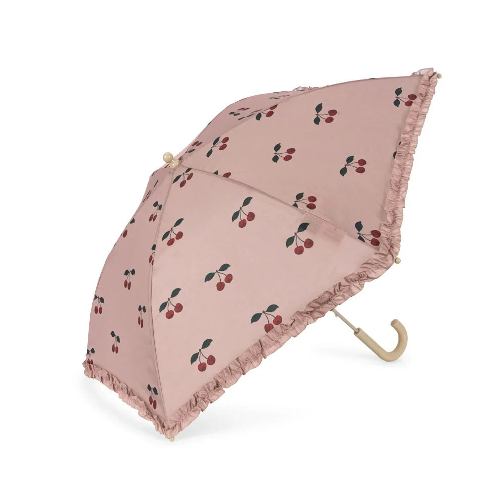 KONGE SLOJD FRILL UMBRELLA: MA GRANDE CERISE BLUSH