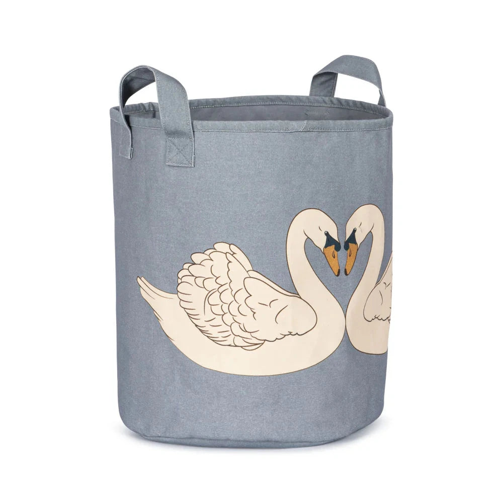 KONGES SLOJD SWAN TOY STORAGE BAG: SMALL