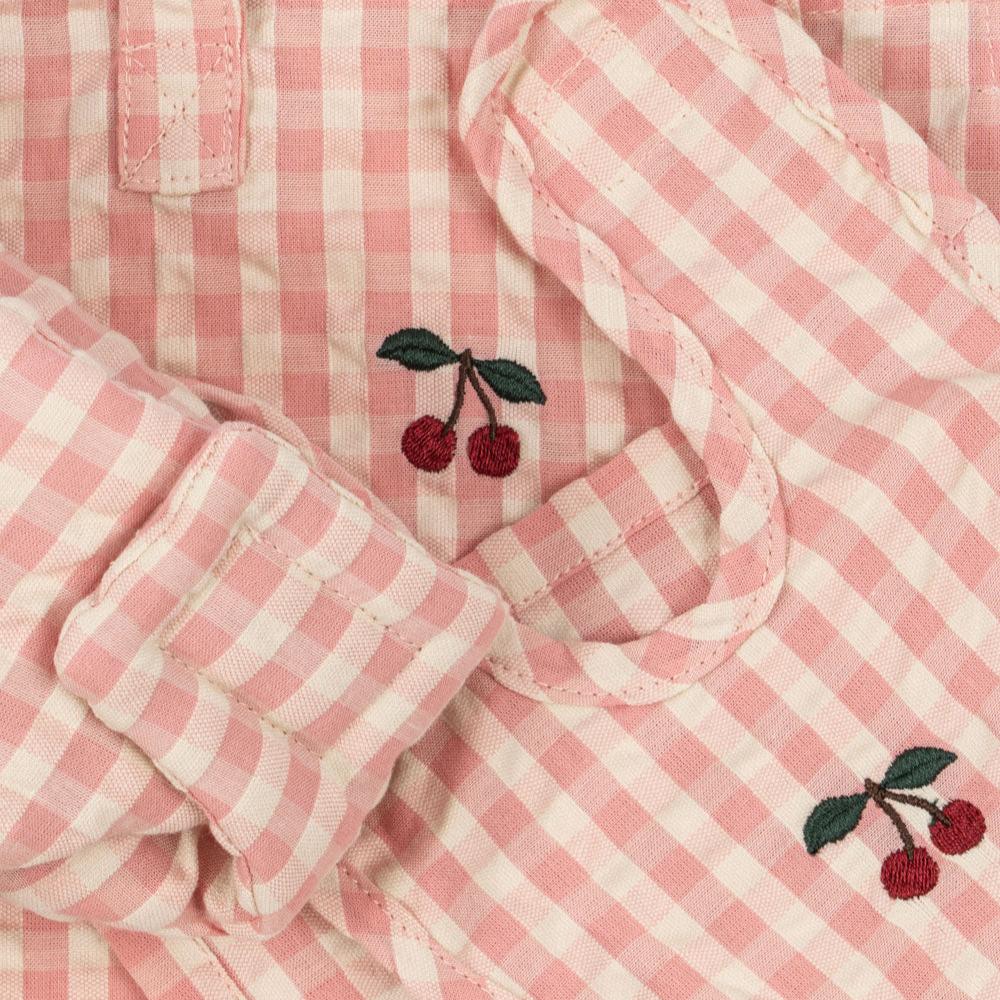 KONGES SLOJD DOLL NURSERY SET: POWDER PINK CHECK