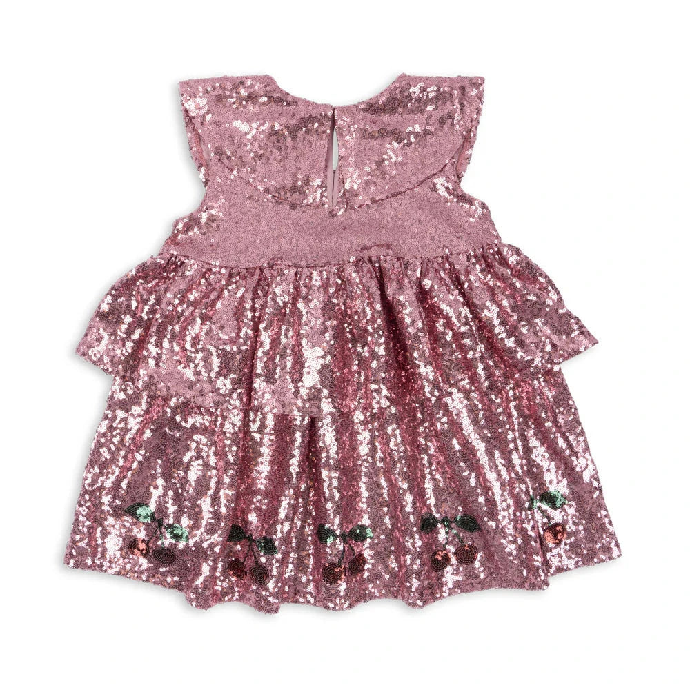 KONGES SLOJD STARLA SEQUIN DRESS: BLUSH