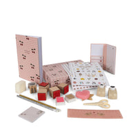 KONGES SLOJD STATIONERY SET: CHERRY