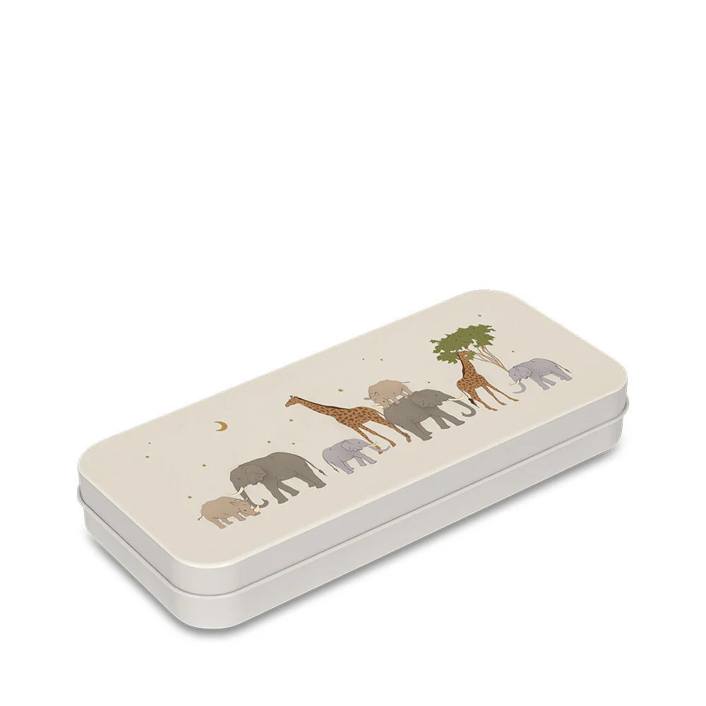 KONGES SLOJD WATER COLOURS TIN BOX: SAFARI