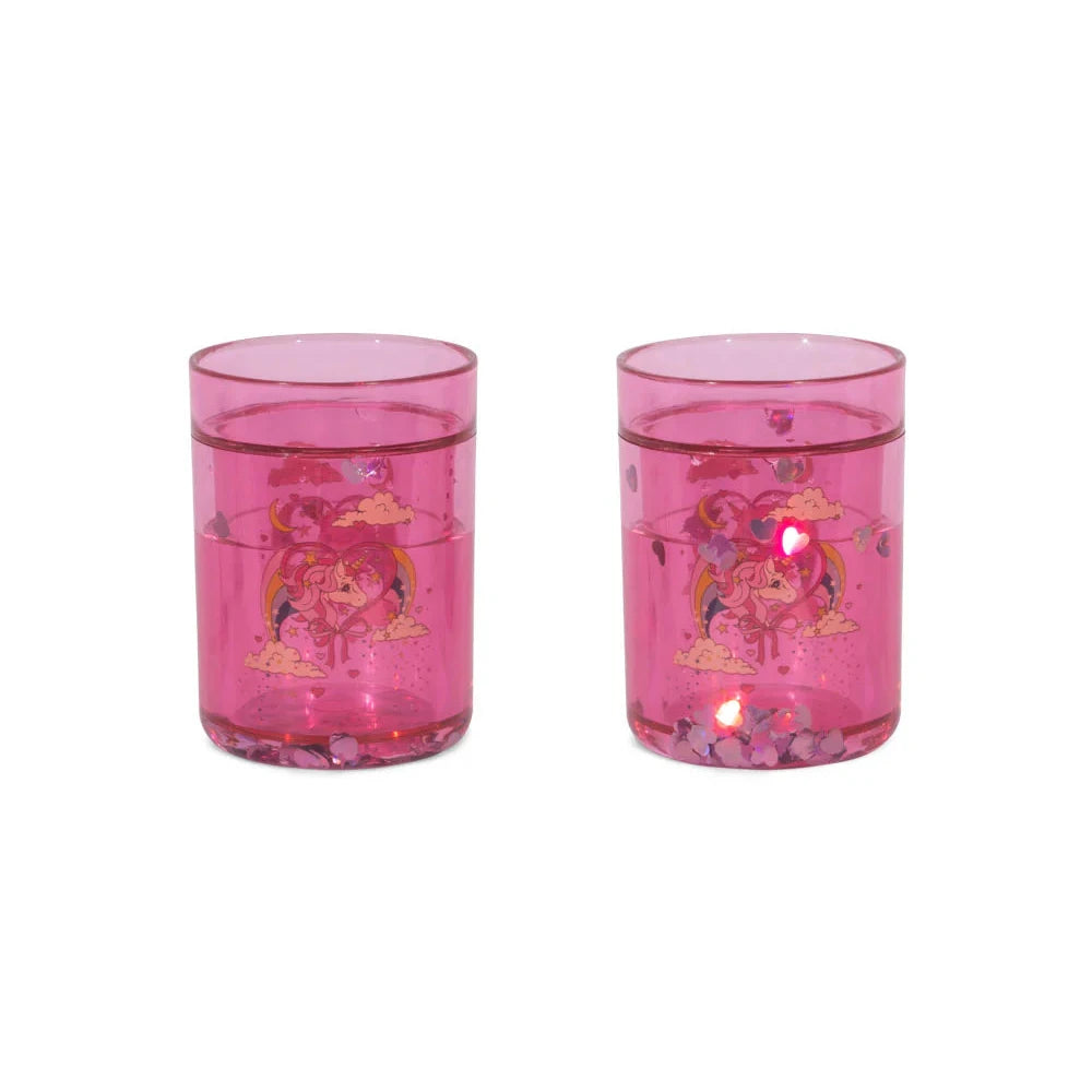 KONGES SLOJD GLITTER CUPS 2PC: HORN STARS