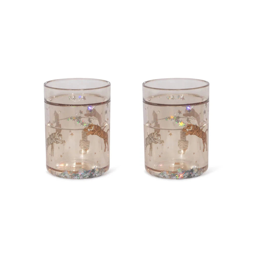 KONGES SLOJD GLITTER CUPS 2PC: ROAR