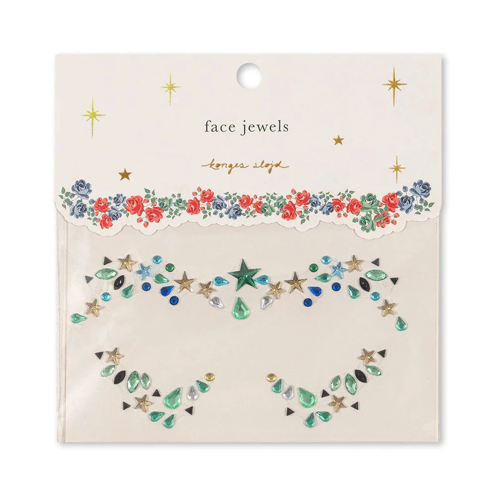 KONGES SLOJD FACE JEWELS: GREEN MULTI