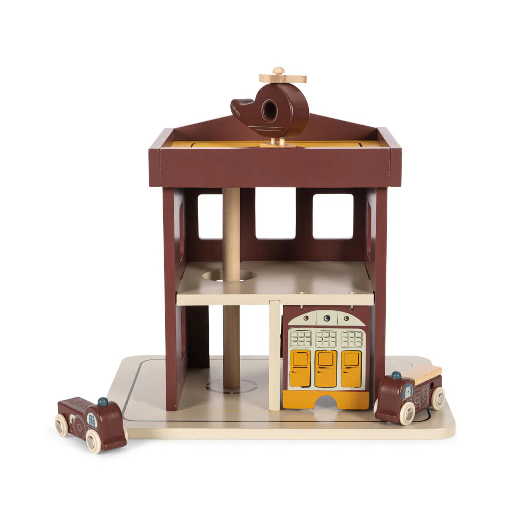 KONGES SLOJD WOODEN FIRE STATION