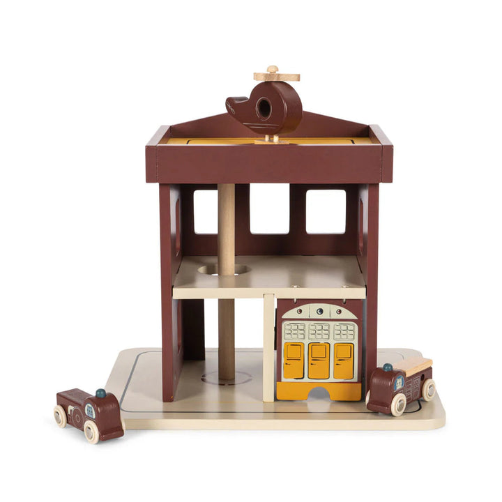 KONGES SLOJD WOODEN FIRE STATION