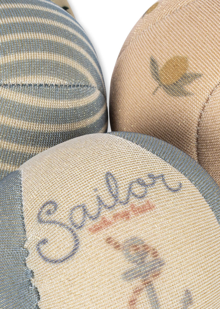 Konges Sløjd Neoprene Beach Ball 3pc Lemon - packshot