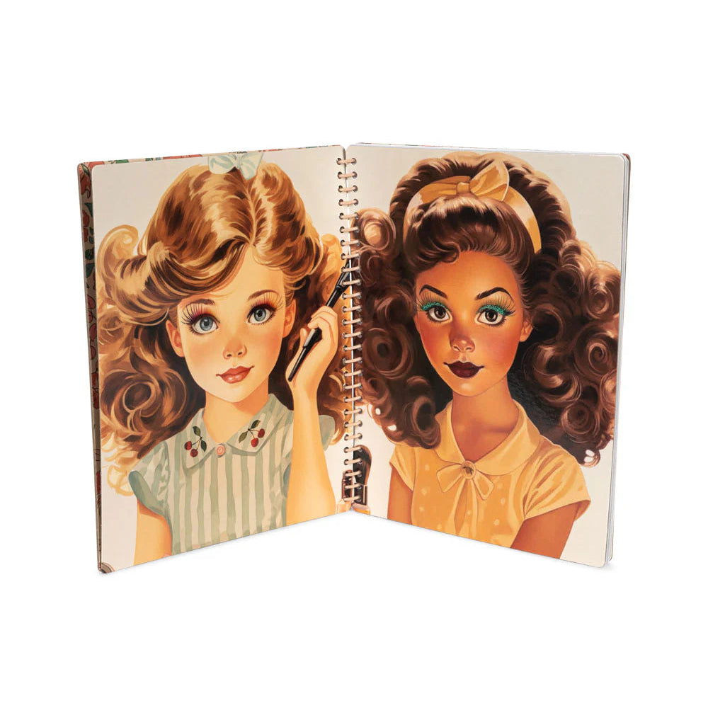 KONGES SLOJD GLAM ME UP STICKER BOOK: BLUSH