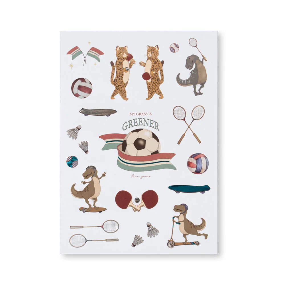 KONGES SLOJD A STICKER A DAY: TIGER