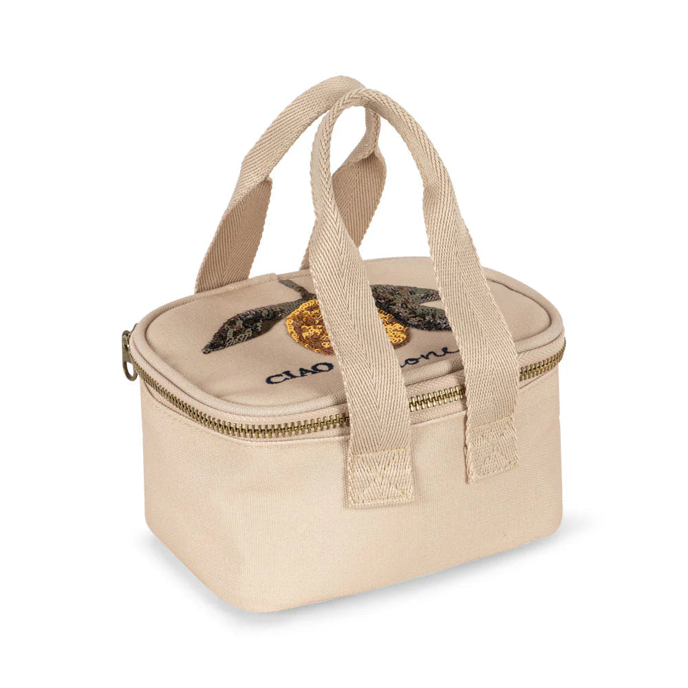 Konges Sløjd Mini Thermo Lunch Bag Lemon - kids insulated lunch bag