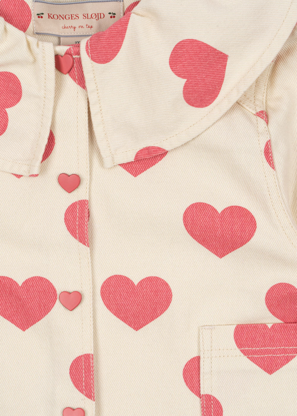Konges Sløjd Magot Collar Jacket Bon Coeur Pink - packshot