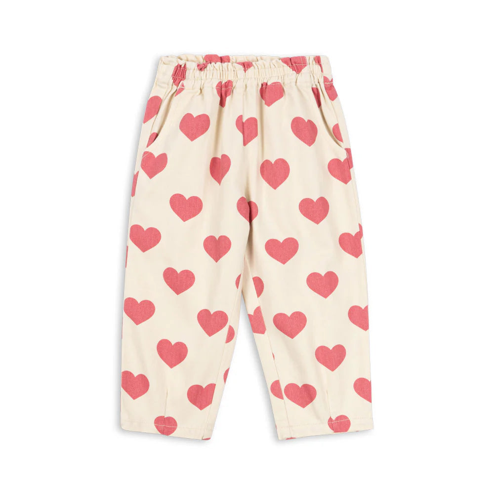 KONGES SLOJD MAGOT FRILL PANTS: BON COEUR PINK