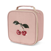 KONGES SLOJD CLOVER THERMO LUNCH BAG: MAHOGANY ROSE
