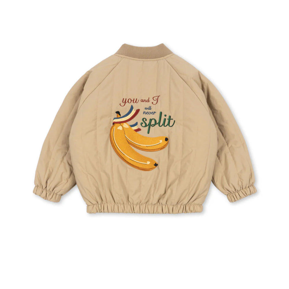 KONGES SLOJD JUNO BOMBER JACKET: TRAVERTINE