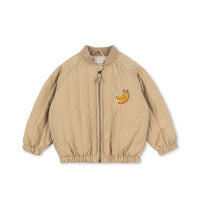 KONGES SLOJD JUNO BOMBER JACKET: TRAVERTINE