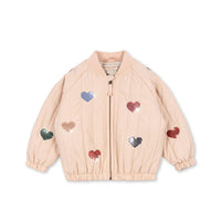 KONGES SLOJD JUNO SEQUIN BOMBER JACKET: CAMEO ROSE