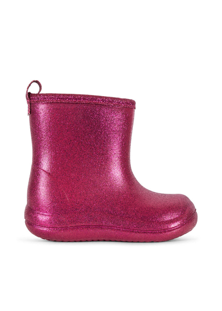 Konges Sløjd Luc Lightweight Glitter Rainboots Sangria packshot