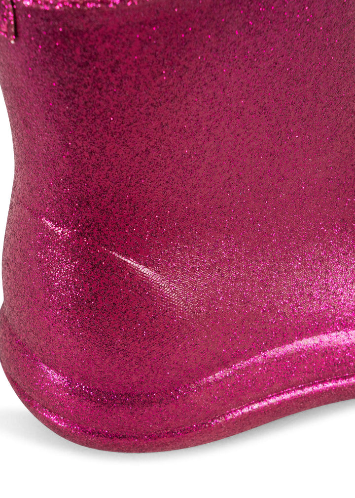 Konges Sløjd Luc Lightweight Glitter Rainboots Sangria packshot