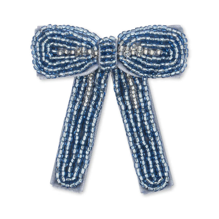 KONGES SLOJD CELEBRATION PEARL BOW HAIR: ASHLEY BLUE