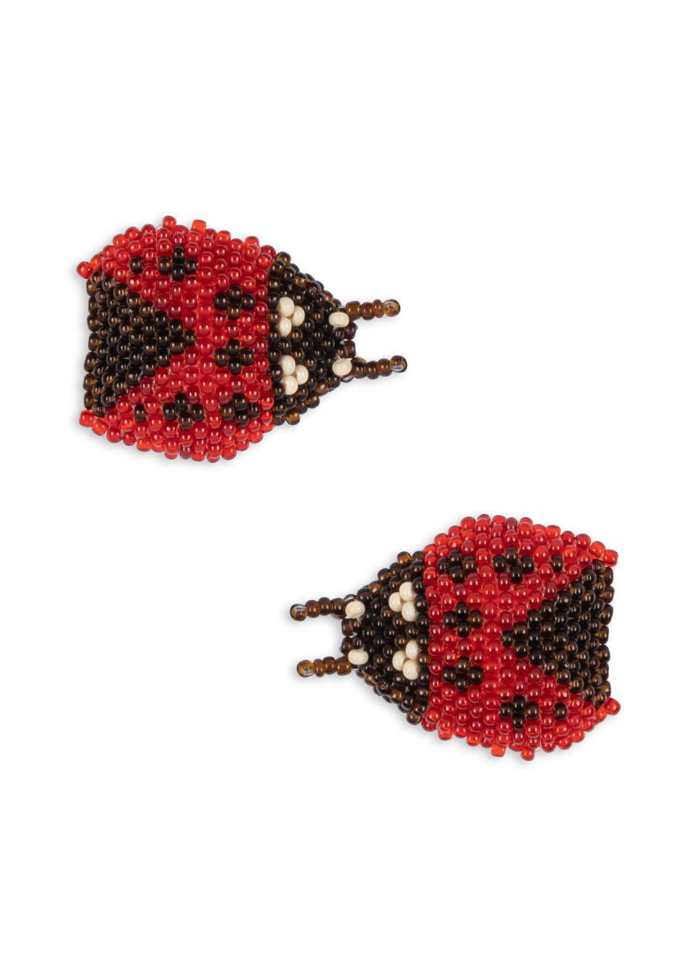 Konges Sløjd Beaded Hair Clip 2pc Ladybug packshot