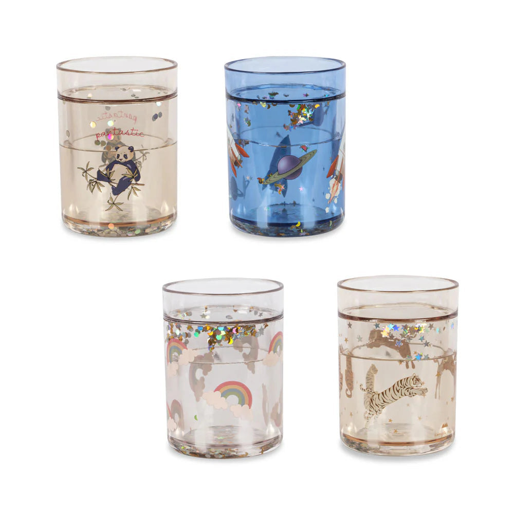 KONGES SLOJD GLITTER CUPS 4PC: MULTI