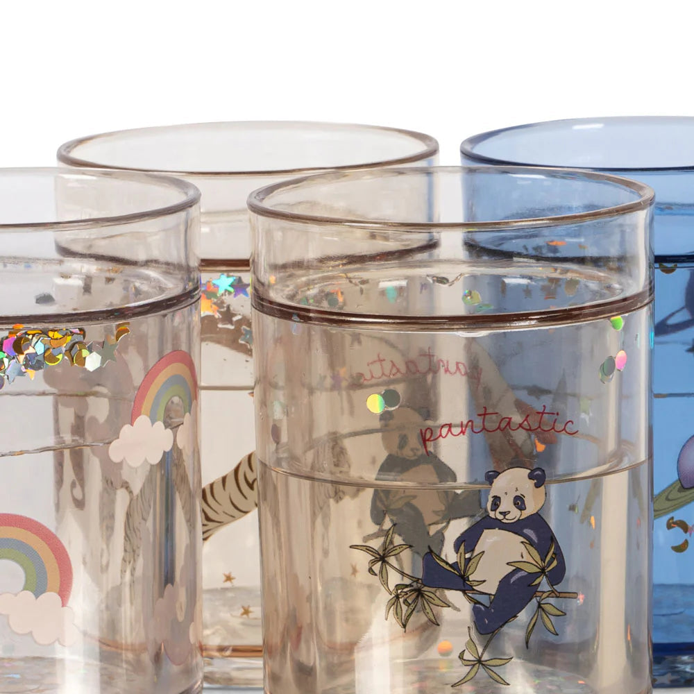 KONGES SLOJD GLITTER CUPS 4PC: MULTI