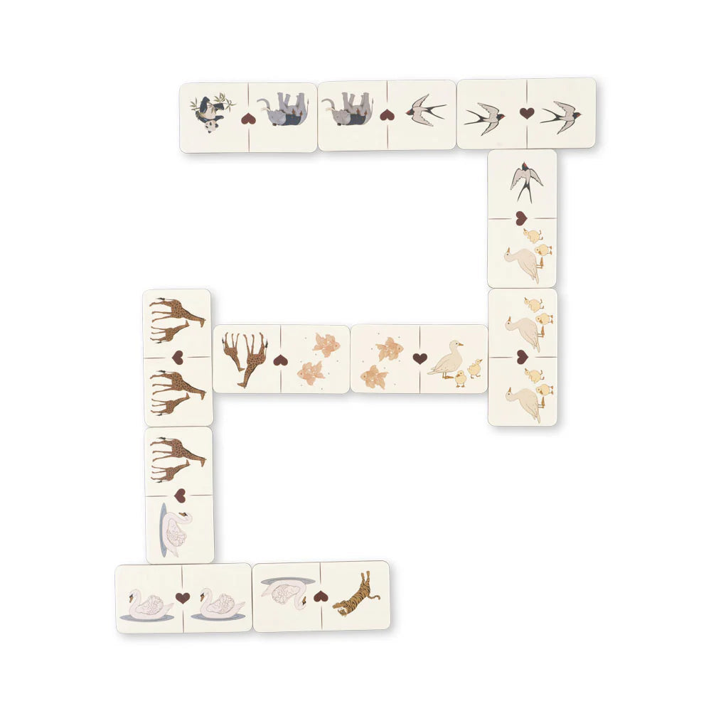 KONGES SLOJD ANIMAL DOMINOES GAME