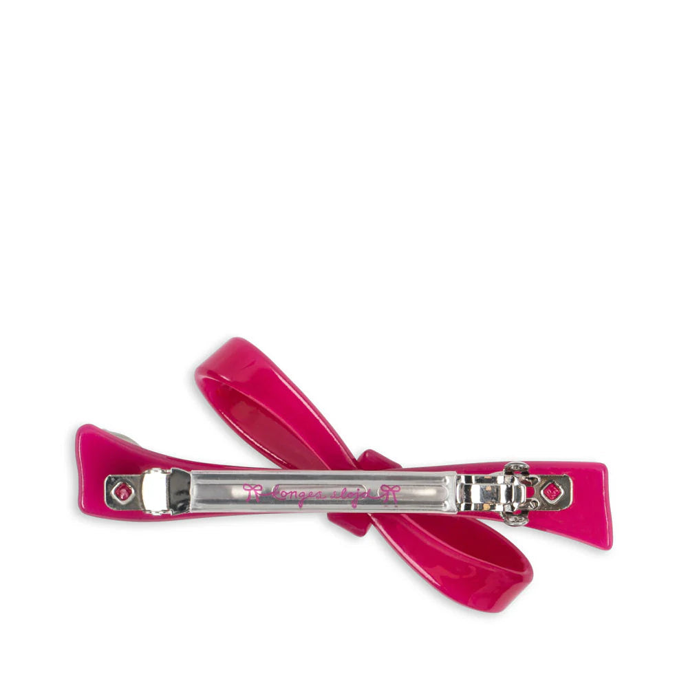 KONGES SLOJD BELMA BOW HAIR CLIP: SANGRIA